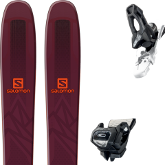 comparer et trouver le meilleur prix du ski Salomon Qst 106 bordeaux/orange + tyrolia attack 11 gw w/o brake l sur Sportadvice
