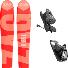 comparer et trouver le meilleur prix du ski Zag H85 lady + nx 12 dual wtr b90 black sparkle 18 sur Sportadvice