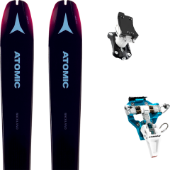 comparer et trouver le meilleur prix du ski Atomic Backland wmn 85 purple/pink 19 + speed turn 2.0 blue/black 19 sur Sportadvice