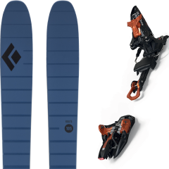 comparer et trouver le meilleur prix du ski Black Diamond Route 105 19 + kingpin 10 100-125mm black/cooper 19 sur Sportadvice