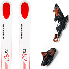 comparer et trouver le meilleur prix du ski Kastle K stle tx82 19 + kingpin 13 75 100 mm black/cooper 19 sur Sportadvice