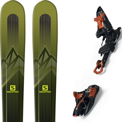 comparer et trouver le meilleur prix du ski Salomon Mtn explore 88 kaki/yellow 19 + kingpin 13 75 100 mm black/cooper 19 sur Sportadvice