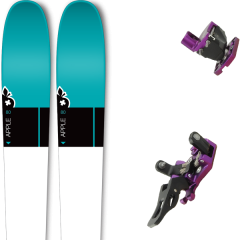 comparer et trouver le meilleur prix du ski Movement Apple 80 w + guide 7 violet sur Sportadvice