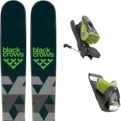 comparer et trouver le meilleur prix du ski Black Crows Magnis 18 + nx 12 dual wtr b90 black/green 17 sur Sportadvice