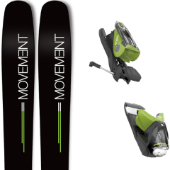 comparer et trouver le meilleur prix du ski Movement Go 106 + nx 12 dual wtr b90 black/green 17 sur Sportadvice