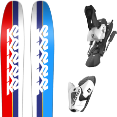 comparer et trouver le meilleur prix du ski K2 Marksman + z12 b100 white/black sur Sportadvice