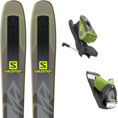 comparer et trouver le meilleur prix du ski Salomon Qst 92 18 + nx 12 dual wtr b90 black/green 17 sur Sportadvice