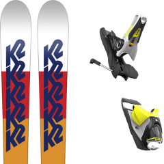 comparer et trouver le meilleur prix du ski K2 K 244 + spx 12 dual b120 concrete yellow sur Sportadvice