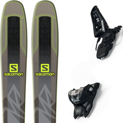 comparer et trouver le meilleur prix du ski Salomon Qst 92 18 + squire 11 id black sur Sportadvice