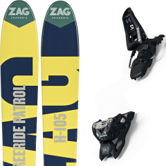 comparer et trouver le meilleur prix du ski Zag H105 18 + squire 11 id black sur Sportadvice