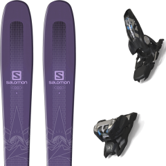 comparer et trouver le meilleur prix du ski Salomon Qst myriad 85 19 + griffon 13 id black 19 sur Sportadvice