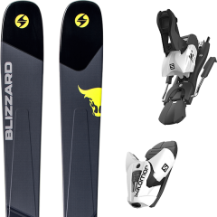 comparer et trouver le meilleur prix du ski Blizzard Rustler 9 + z12 b100 white/black sur Sportadvice