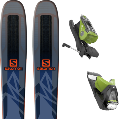 comparer et trouver le meilleur prix du ski Salomon Qst 99 18 + nx 12 dual wtr b90 black/green 17 sur Sportadvice