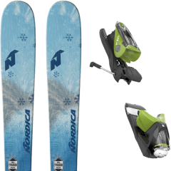 comparer et trouver le meilleur prix du ski Nordica Astral 84 aqua 19 + nx 12 dual wtr b90 black/green 17 sur Sportadvice