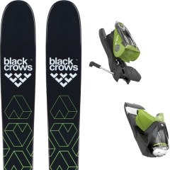 comparer et trouver le meilleur prix du ski Black Crows Navis + nx 12 dual wtr b90 black/green 17 sur Sportadvice