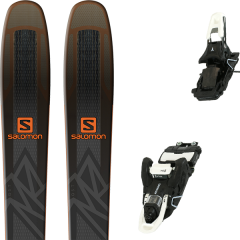 comparer et trouver le meilleur prix du ski Salomon Qst 92 black/orange 19 + shift mnc 13 jet black/white 100 19 sur Sportadvice
