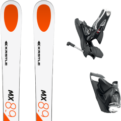 comparer et trouver le meilleur prix du ski Kastle K stle mx89 19 + spx 12 dual b100 black/white 19 sur Sportadvice