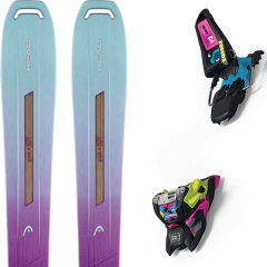 comparer et trouver le meilleur prix du ski Head Great joy 18 + squire 11 id black/pink/blue 19 sur Sportadvice