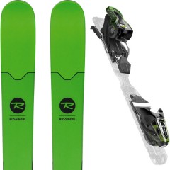 comparer et trouver le meilleur prix du ski Rossignol Smash 7 + xpress 11 b93 black green 18 sur Sportadvice