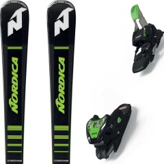 comparer et trouver le meilleur prix du ski Nordica Dobermann spitfire ti fdt + tpx12 fdt black/green sur Sportadvice