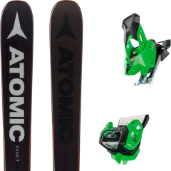 comparer et trouver le meilleur prix du ski Atomic Punx seven black/white 19 + tyrolia attack 13 gw green w/o brake 19 sur Sportadvice