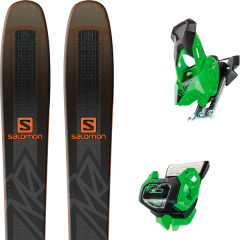 comparer et trouver le meilleur prix du ski Salomon Qst 92 black/orange + tyrolia attack 13 gw green w/o brake sur Sportadvice