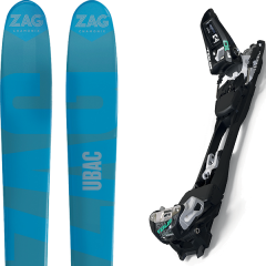 comparer et trouver le meilleur prix du ski Zag Ubac 95 19 + f10 tour black/white 19 sur Sportadvice