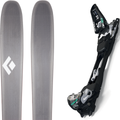 comparer et trouver le meilleur prix du ski Black Diamond Helio 95 19 + f10 tour black/white 19 sur Sportadvice