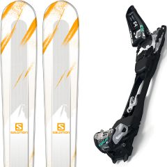 comparer et trouver le meilleur prix du ski Salomon Mtn explore 88 white/yellow 18 + f10 tour black/white 19 sur Sportadvice