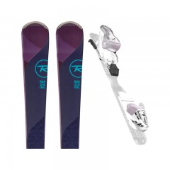 comparer et trouver le meilleur prix du ski Rossignol Temptation 84 + xpress w 11 b93 white sparkle sur Sportadvice