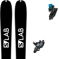 comparer et trouver le meilleur prix du ski Salomon S/lab minim black/blue/red 19 + mtn black/blue sur Sportadvice