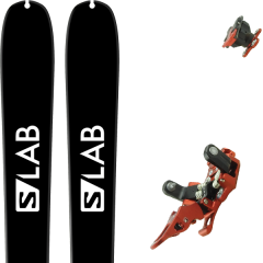 comparer et trouver le meilleur prix du ski Salomon S/lab minim black/blue/red + r150 sur Sportadvice