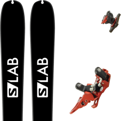 comparer et trouver le meilleur prix du ski Salomon S/lab minim black/blue/red + r170 sur Sportadvice