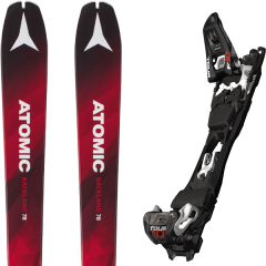 comparer et trouver le meilleur prix du ski Atomic Backland 78 + tour f10 black/white 18 sur Sportadvice