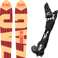 comparer et trouver le meilleur prix du ski Zag Adret 81 18 + tour f10 black/white 18 sur Sportadvice