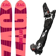 comparer et trouver le meilleur prix du ski Zag Adret 88 lady 18 + tour f10 black/white 18 sur Sportadvice