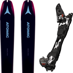 comparer et trouver le meilleur prix du ski Atomic Backland wmn 85 purple/pink 19 + tour f10 black/white 18 sur Sportadvice