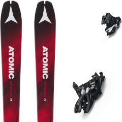 comparer et trouver le meilleur prix du ski Atomic Backland 78 + alpinist 9 black/ium sur Sportadvice