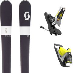 comparer et trouver le meilleur prix du ski Scott The 17 + spx 12 dual b120 concrete yellow sur Sportadvice