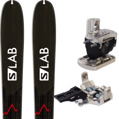comparer et trouver le meilleur prix du ski Salomon S/lab x-alp black/blue/red 19 + guide m 18 sur Sportadvice
