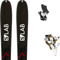 comparer et trouver le meilleur prix du ski Salomon S/lab x-alp black/blue/red 19 + speed turn 2.0 bronze/black 19 sur Sportadvice
