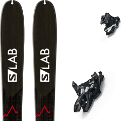 comparer et trouver le meilleur prix du ski Salomon S/lab x-alp black/blue/red 19 + alpinist 9 black/ium 19 sur Sportadvice
