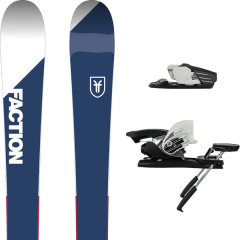 comparer et trouver le meilleur prix du ski Faction Candide 1.0 105-145 18 + l7 n black/white b100 sur Sportadvice