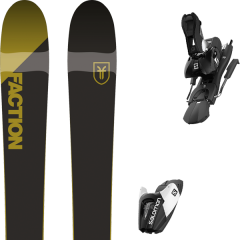 comparer et trouver le meilleur prix du ski Faction Candide 2.0 yth 18 + l7 n b100 black/white sur Sportadvice