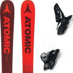 comparer et trouver le meilleur prix du ski Atomic Punx five dark red/red 19 + squire 11 id black 19 sur Sportadvice