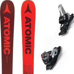comparer et trouver le meilleur prix du ski Atomic Punx five dark red/red 19 + 11.0 tp 90mm black 19 sur Sportadvice