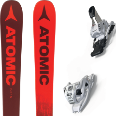 comparer et trouver le meilleur prix du ski Atomic Punx five dark red/red 19 + 11.0 tp 90mm white 19 sur Sportadvice