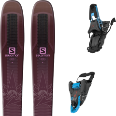 comparer et trouver le meilleur prix du ski Salomon Qst lumen 99 purple/pink 19 + s/lab shift mnc blue/black sh100 19 sur Sportadvice