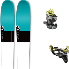 comparer et trouver le meilleur prix du ski Movement Apple 80 w 19 + tlt speed radical black/yellow 19 sur Sportadvice