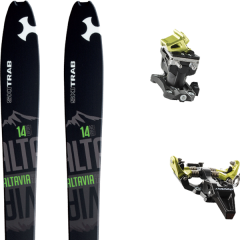 comparer et trouver le meilleur prix du ski Skitrab Altavia 7.0 19 + tlt speed radical black/yellow 19 sur Sportadvice